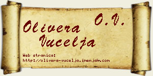Olivera Vucelja vizit kartica